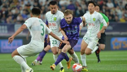 九游官方网站-【中超】曹永竞破门张源染红 10人国安客场1比0天津